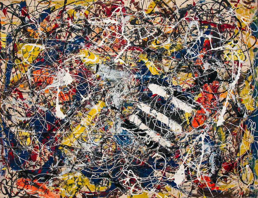 Number 17A by Jackson Pollock : The Amazing Art Adventure