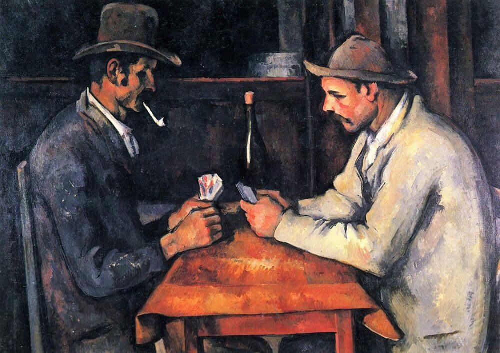 The Card Players by Paul Cezanne : The Magical World